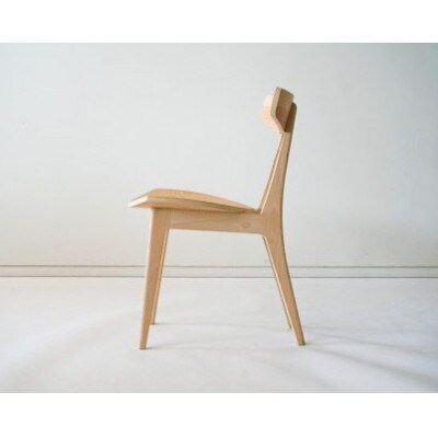 Dining chair〈Nordlys〉(カバ)板座【21016008】