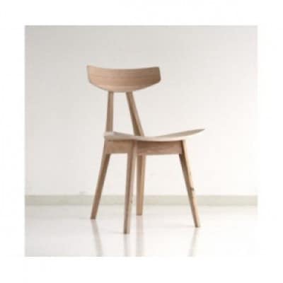 Dining chair〈Nordlys〉(ナラ)板座【21017008】