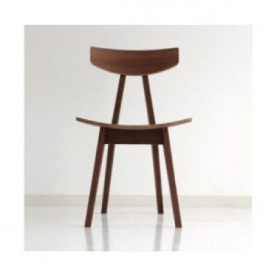 Dining chair〈Nordlys〉(ウォールナット)板座【21019003】