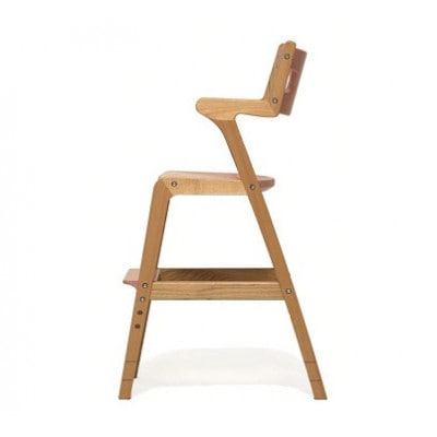 子どものための家具「rabi kids chair」(クレナイ&ベルト無)【0006-001-03】