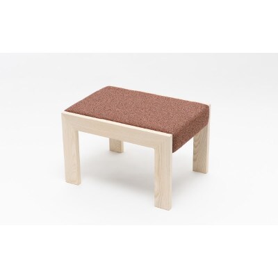 センの木の家具 Ottoman　レッドブラウン【0001-045-03】