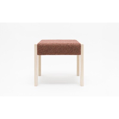 センの木の家具 Ottoman　レッドブラウン【0001-045-03】