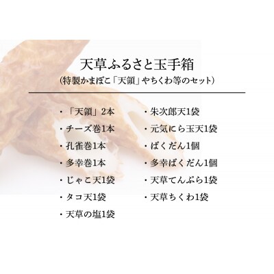 〈先行受付〉天草ふるさと玉手箱(特製かまぼこ「天領」やちくわ等のセット)_S032-001A