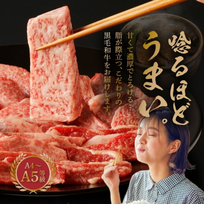 黒毛和牛 焼肉 カルビ ロース 切り落とし 1kg _S001-024A