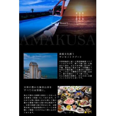 空の旅と[望洋閣]海の見えるお部屋　1泊2食付 ペア宿泊券_S035-006A