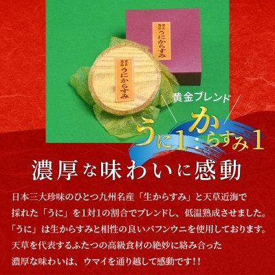 天草産うにからすみ　化粧箱入　50g_S002-008A