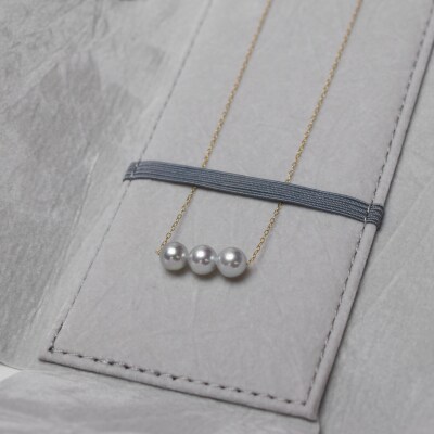 あこや真珠 8-9mm アジャスター シルバー ペンダント ネックレス パール_S101-218