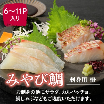 みやび鯛 刺身用 柵　900g_S124-003