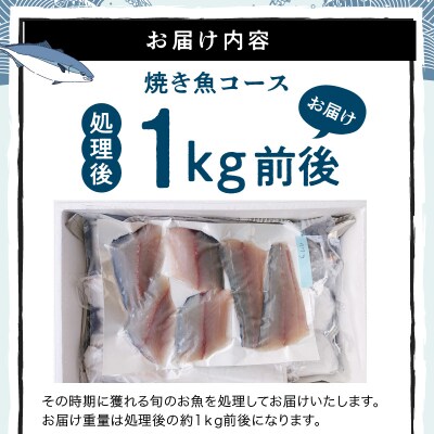 【指定日必須】焼き魚コース_S121-001A