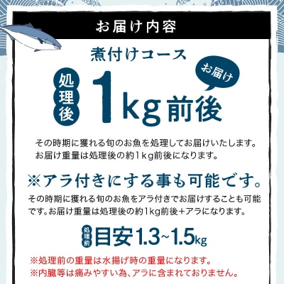 【指定日必須】煮付けコース_S121-002A