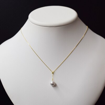 あこや真珠 9mm - 9.5mm Yスタイル ネックレス ナチュラル ベネチアン_S101-258