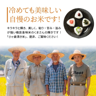 天草市栖本町産　小ヶ倉清き米(くまさんの輝き)　精米 5kg_S135-003