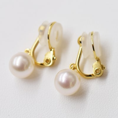 8-8.5mmあこや真珠 スタッドパールイヤリング G:イヤリング SV925_S085-325A