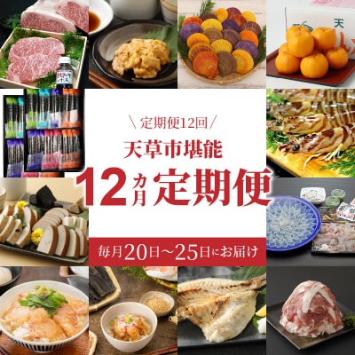 【定期便12回】天草市堪能12ヵ月定期便_S999-T04