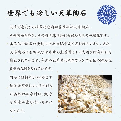 天草 高浜焼 楕円カレー皿 3枚(青)_S026-069