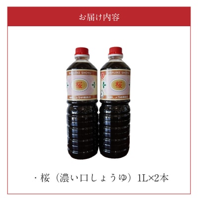 池崎しょうゆ醸造元 大人気 濃い口しょうゆ 2本セット_S022-005