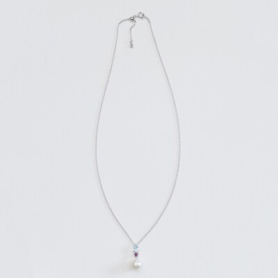 あこや真珠 ホワイトピンク 9-9.5mm 半貴石 ペンダントトップ 【A】_S101-388