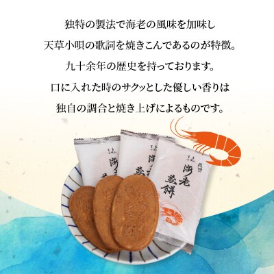 天草小唄海老煎餅 3枚入り×36袋_S019-004