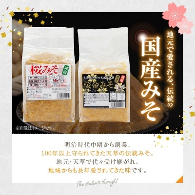 桜みそ & 桜金みそ(1000g)_S168-011