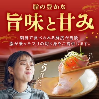 天海ぶり切り身 80g 8切(冷凍)_S115-004