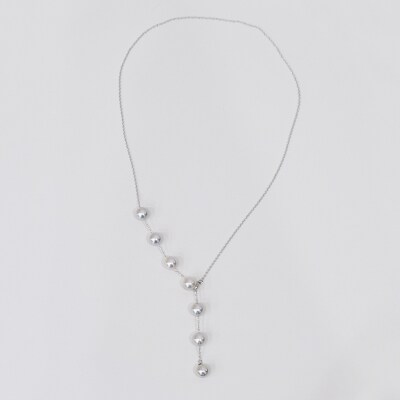 あこや真珠 ネックレス マルチ Y字 無調色 8-8.5mm ナチュラル SV_S101-449