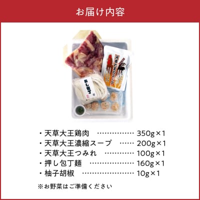 天草大王鍋セット(天草大王鶏肉・天草大王濃縮スープ・天草大王つみれ等)_S011-024