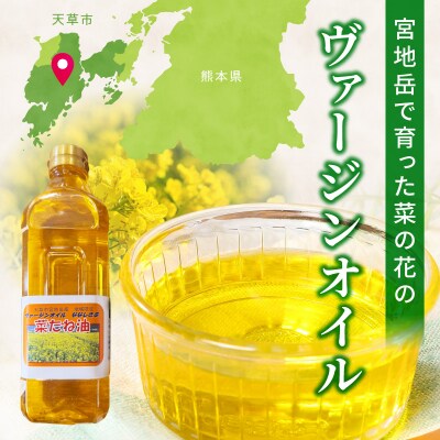 天草市宮地岳産食用菜種油ナナシキブ1本_S094-003