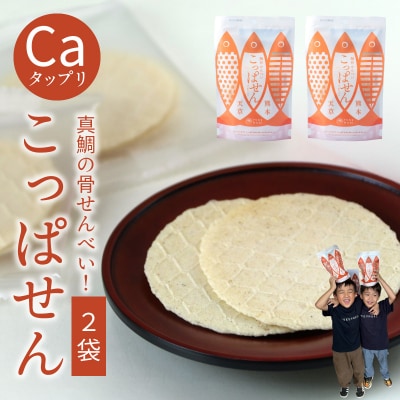 鯛骨せんべい「こっぱせん」2袋_S106-060