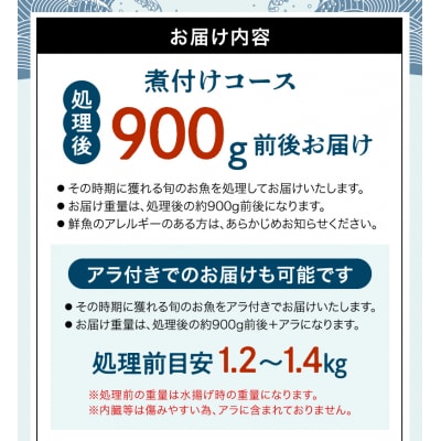 【指定日必須】煮付けコース_S121-002A