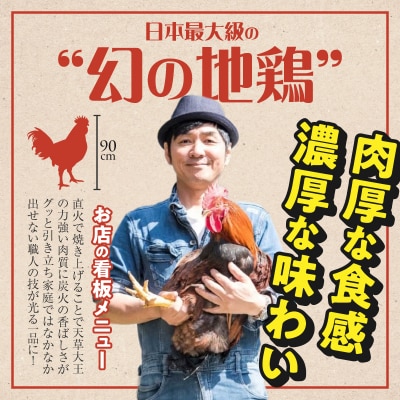 【定期便3回】幻の地鶏 天草大王 3種(もも肉、骨付きモモ肉、炭火焼)約2.3kg_S081-T03