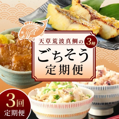 【定期便3回】天草荒波真鯛の3種ごちそう定期便_S006-T03