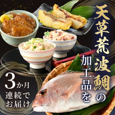 【定期便3回】天草荒波真鯛の3種ごちそう定期便_S006-T03