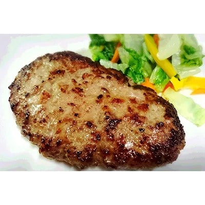 【地元ブランド】豊後牛粗挽き生ハンバーグ(160g×8個)