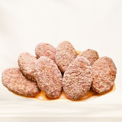 【地元ブランド】豊後牛粗挽き生ハンバーグ(160g×8個)