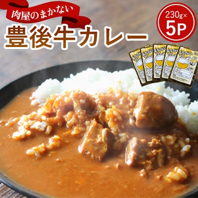 肉屋のまかない豊後牛カレー(5P)セット