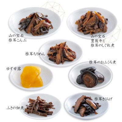 老舗椎茸専門店の逸品詰合せ【C】 11点