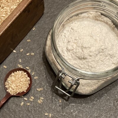 すっぴん玄米粉【令和5年産玄米使用】500g×3袋セット　※紙袋梱包