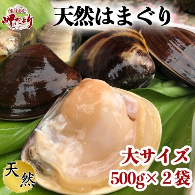 【大変希少な】天然はまぐり 大サイズ 500g×2袋