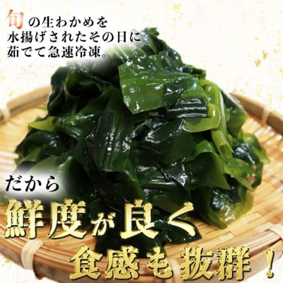 純国産【調理不要】 食感抜群 生わかめ 200g×10袋 岬だより