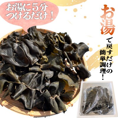岬だよりのコリコリ食感・粘り抜群の乾燥めかぶ　120g×10袋