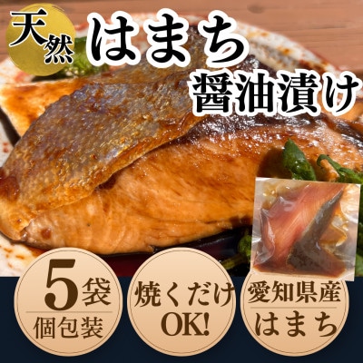 純国産【個包装】 天然 はまち 醤油漬け 5袋セット 岬だより