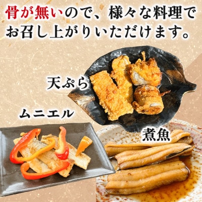 純国産【骨なし】 天然 たちうお 開き 6袋 岬だより