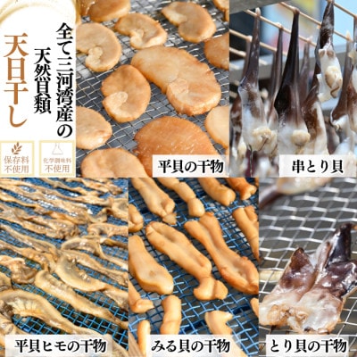 【天然貝×漁師直送】極上干物8種セット|晩酌のお供に最適!当店人気の貝の干物セット。