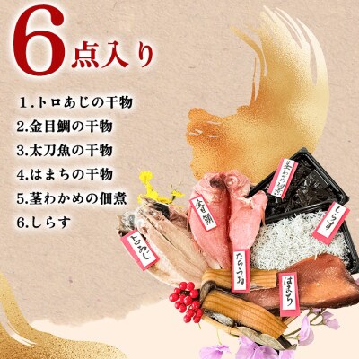南知多干物セット 6点入り【岬だより】