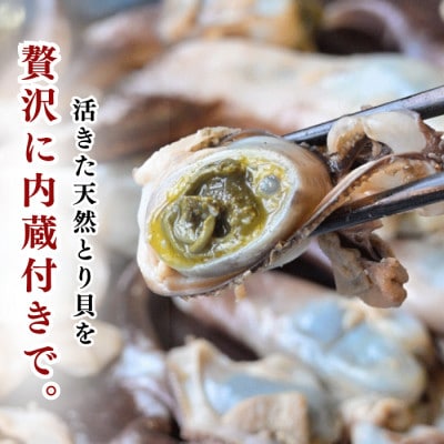 【数量限定・2027年先行受付】市場にほとんど出回らない 天然とり貝「トンボ」(内臓入り)135g