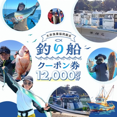 【大井漁協】釣り船　クーポン券　12,000円