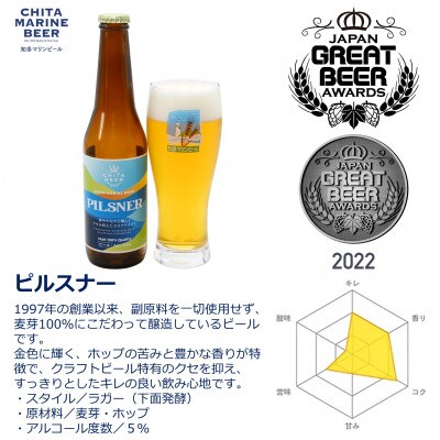 知多マリンビール 24本セット (ピルスナー・デュンケル 各12本) クラフトビール