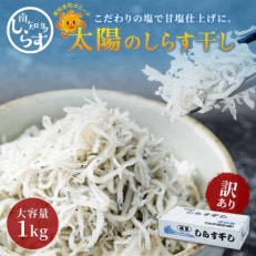 「太陽のしらす干し」 訳あり しらす干し 1kg(1,000gx1) 愛知県産