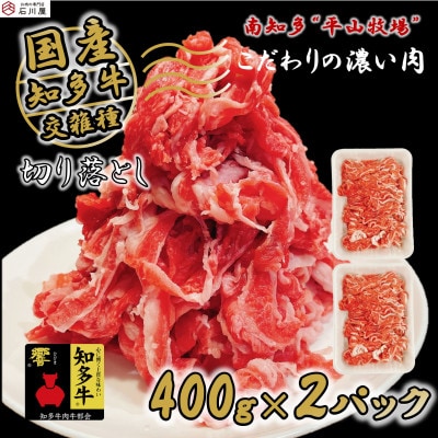 牛肉 切り落とし 400g×2P 800g  (4人前)  知多牛 響