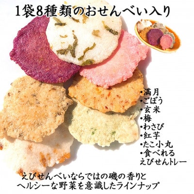 箱入り　お歳暮　えびせんべい　彩色兼美 12袋入 贈答用海老せんべいの詰合せ